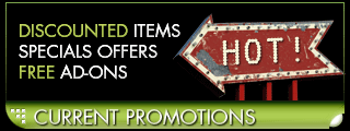 Specials & Promotions - Common Packages, Popular design themes, Effective solutions for online & outdoor marketing